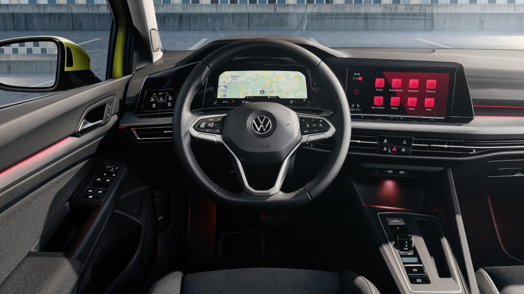 The New Futuristic VW Golf Digital Cockpit