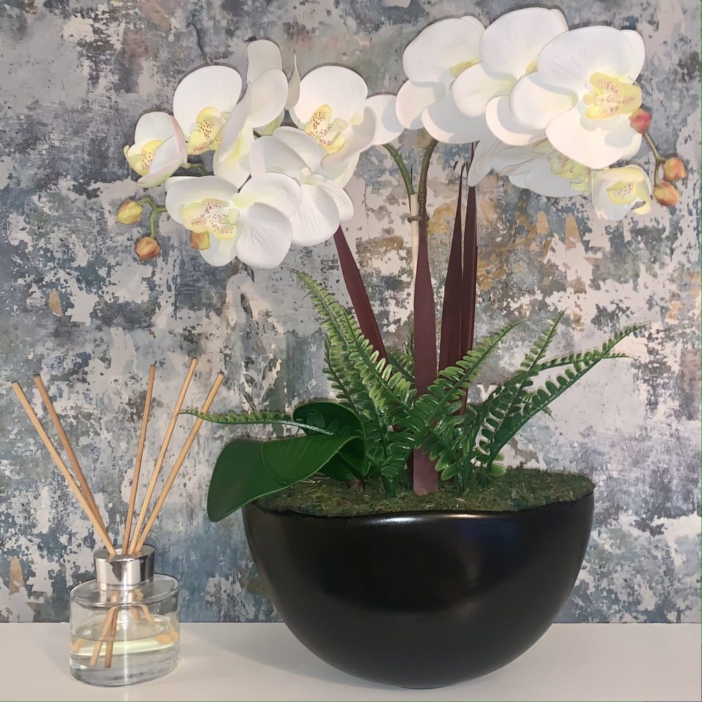Orchid Centrepiece with Room Fragrance